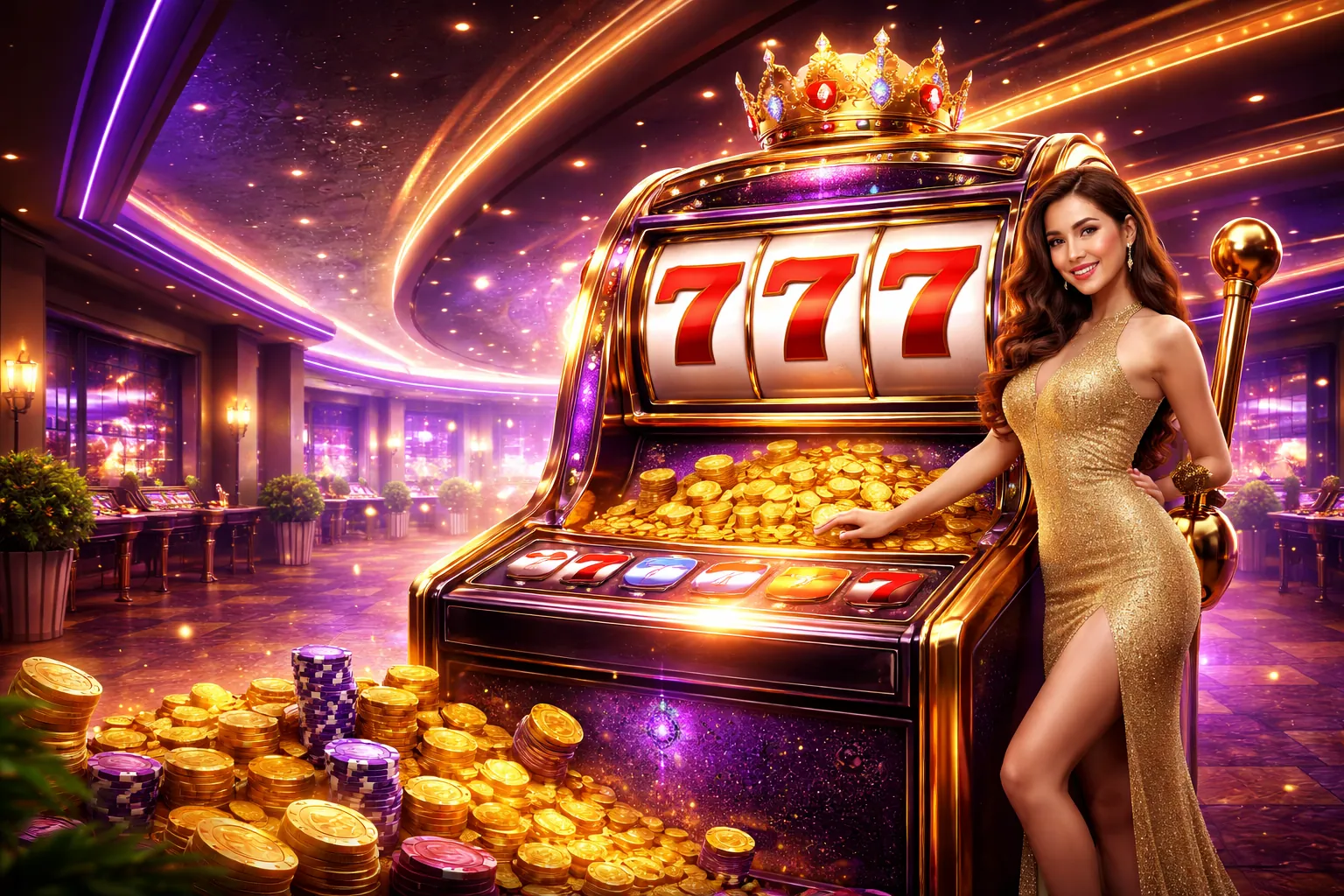 Hình ảnh nền trò chơi slot 1xBet